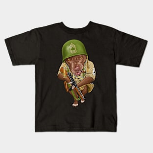 G. I. Pit Bull Terrier Kids T-Shirt